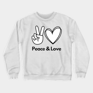 Peace & Love Crewneck Sweatshirt